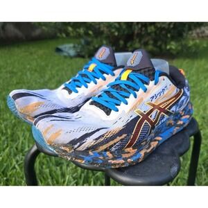 ASICS Noosa Tri 13 Mens Running Shoes Multi Color Graffiti FlyteFoam 1011B021